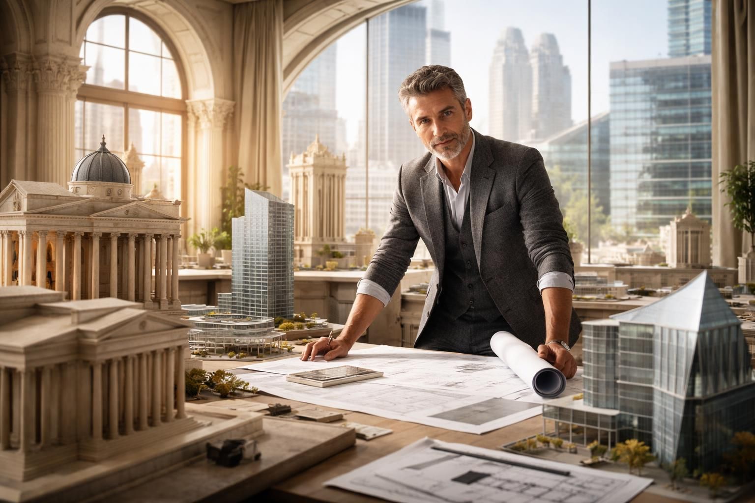 découvrez comment l'architecte du classicisme allie harmonieusement tradition ancestrale et modernité audacieuse pour créer des espaces intemporels et innovants.