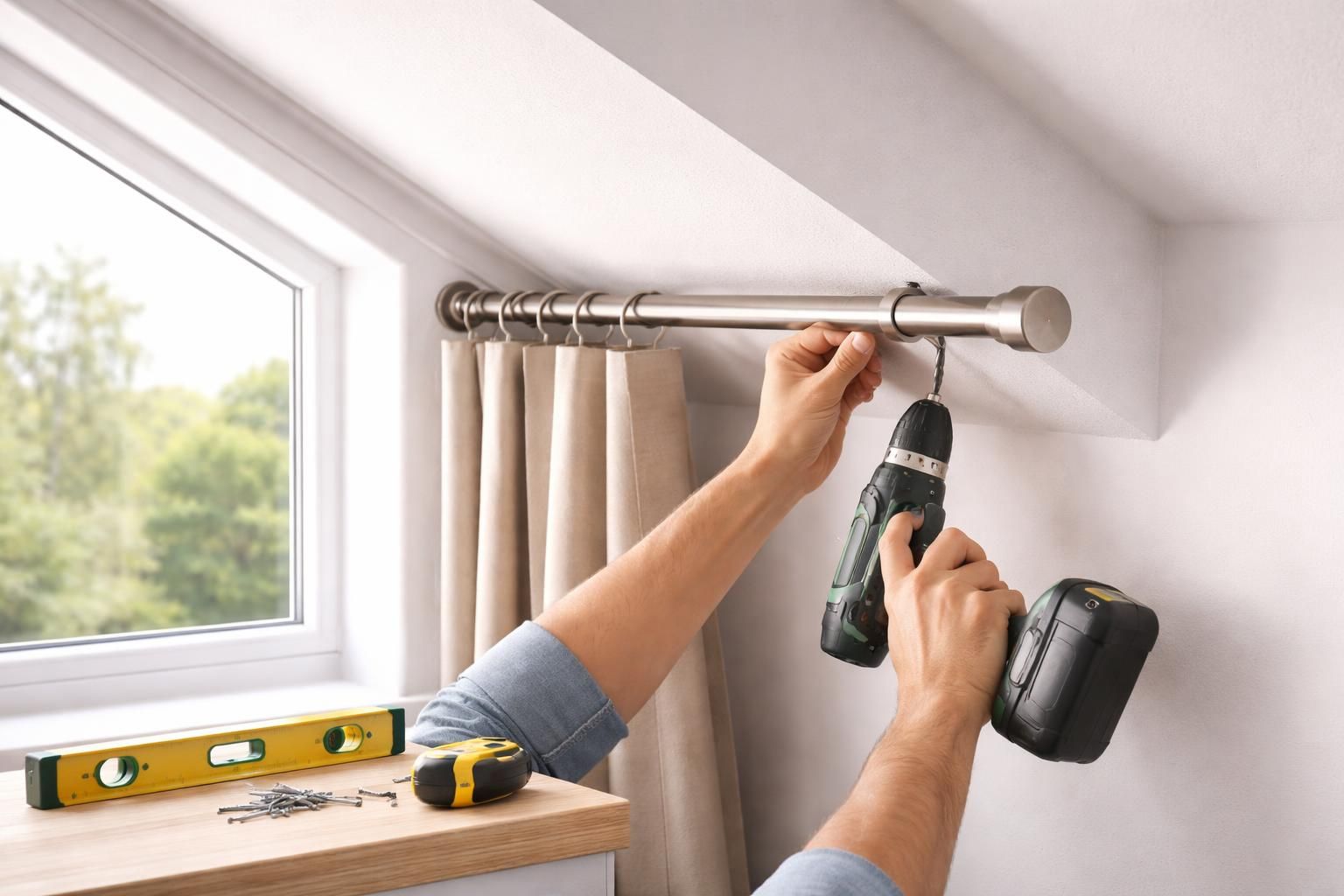 découvrez nos conseils pratiques et astuces incontournables pour installer facilement une tringle à rideau sous pente et habiller vos fenêtres de manière optimale.