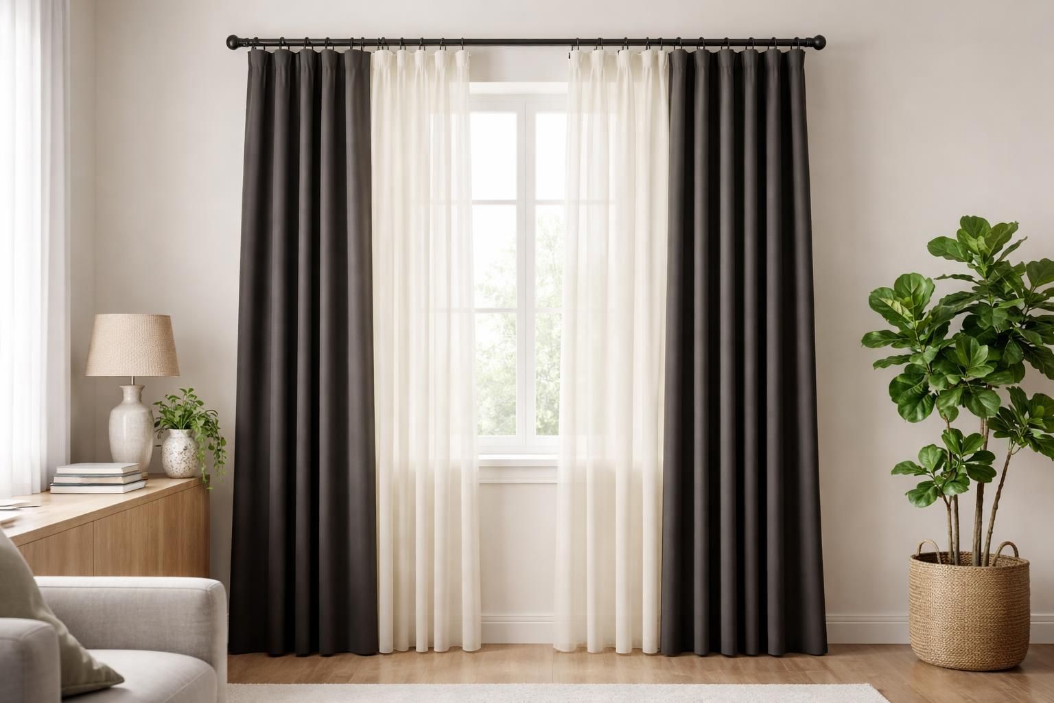 découvrez comment associer un rideau occultant et un voilage sur une même tringle grâce à nos astuces et conseils pratiques pour une décoration élégante et fonctionnelle.