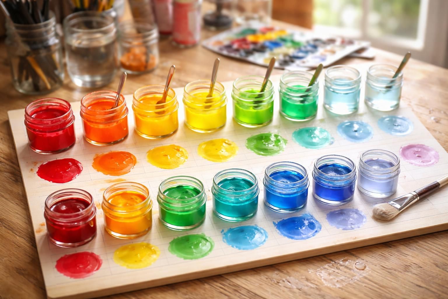 découvrez notre tableau de dilution pour peinture acrylique, votre guide essentiel pour maîtriser le mélange parfait et obtenir des résultats professionnels à chaque projet.